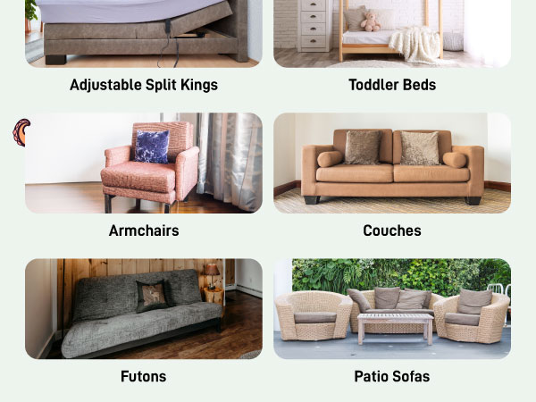 Suits Different Types Of Bed | Murphy Beds, Box Spring Mattress, Platform Beds, Split Kings