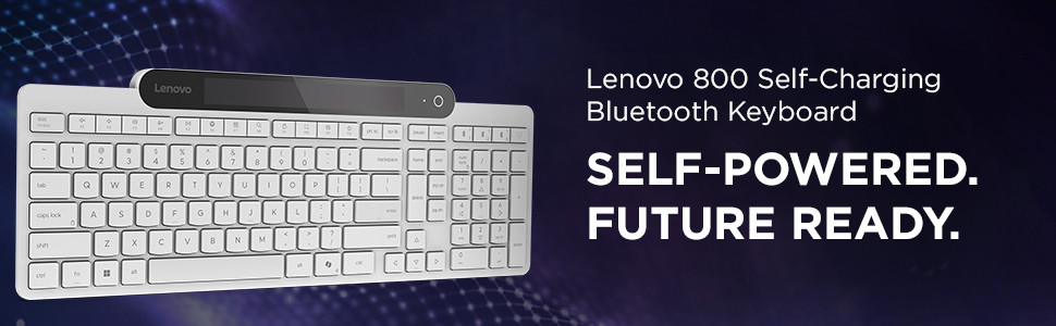 800 Self-Charging Bluetooth Keyboard