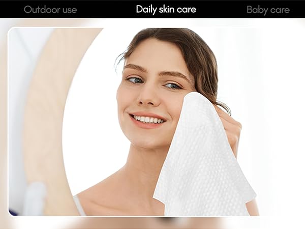 PoeticEHome disposable cotton tissue face towel