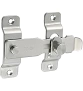 Alise Flip Latch Gate Latches Safety Door Lock Catch for Barn Wood Fence Sliding French Doors,Hea...