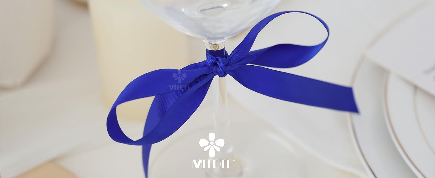 1/2 inch royal blue satin ribbon
