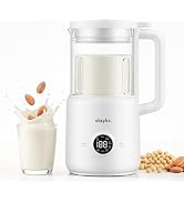 olayks Nut Milk Maker Machine, 8 in 1 Automatic Soy Milk Maker with 12 Blades, Self-Cleaning, 18 ...