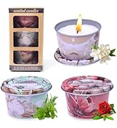8% Strong Fragrance Soy Wax Aromatherapy Candles - 30 Hours Long-Lasting Scented Candles Set of 3...