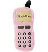 YLiiii Pink Pet Dog Puppy Funny Cellphone Shape Plush Doll Playing Training Chew Squeaky Toy - To...