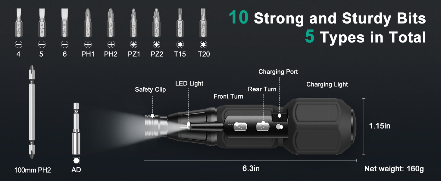 Electric Screwdriver Cordless