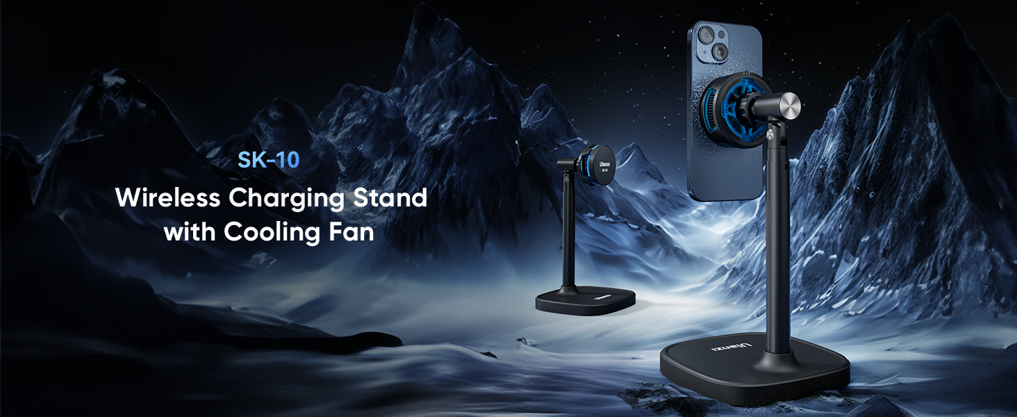 cell phone stand with phone cooler