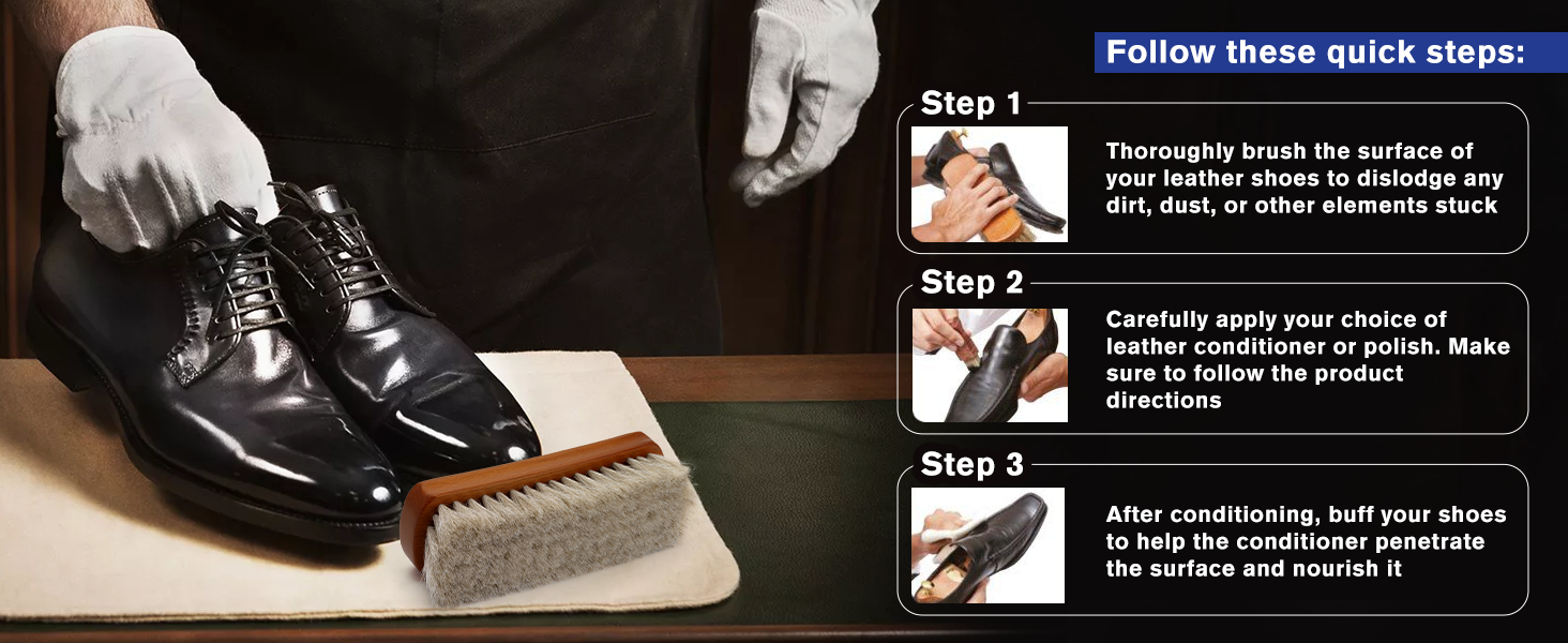 white horsehair brush