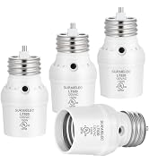 SURAIELEC Dusk to Dawn Sensor Socket, Adjustable Spring Loaded Contact, Automatic Night Light Con...