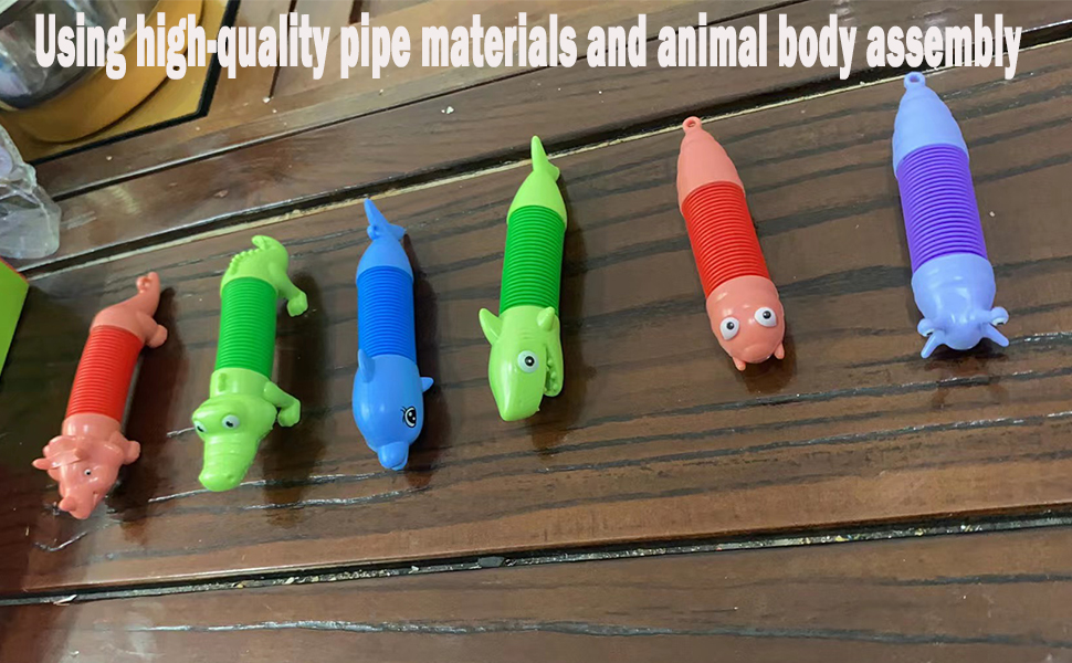 Animal pop tubes