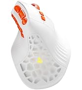 SOLAKAKA E9 PRO Vertical MMO Gaming Mouse - Ergonomic Wireless Mouse with 10 Side Buttons,PAW3395...