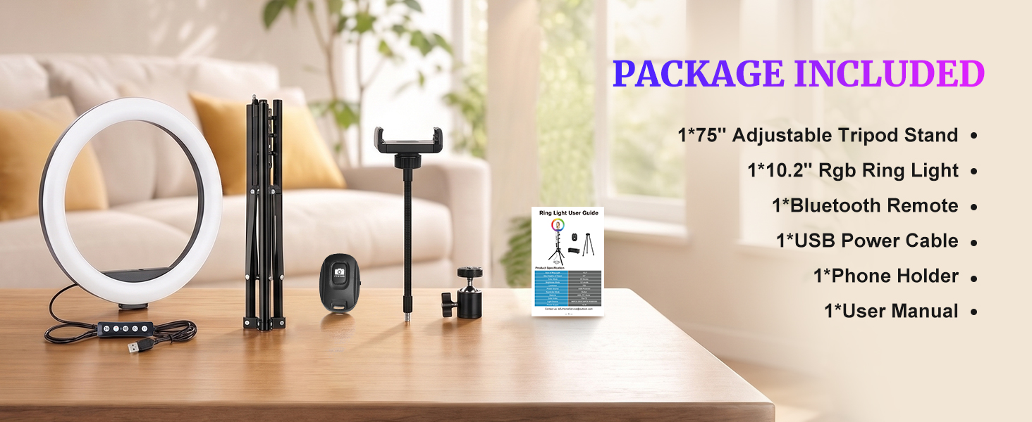 ring light with stand