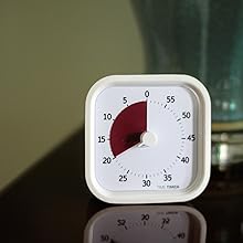 Time Timer MOD Home Edition - Cotton Ball White