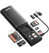 BUDI Multifunctional SD Card Reader, SD/TF/Micro SD/CF/MS/M2 7-in-1 5Gbps High-Speed Memory Card ...