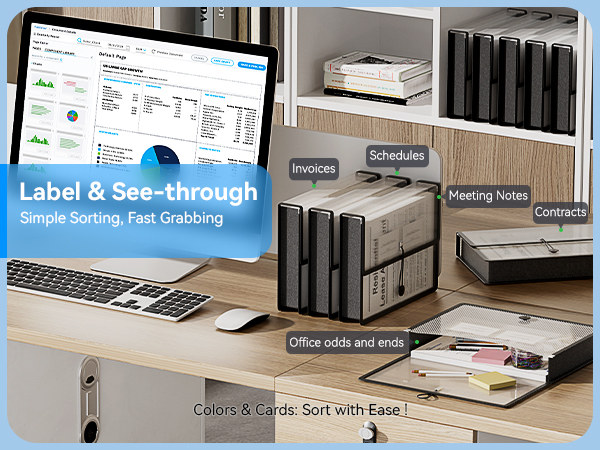ThinkTex Plastic Expanding File Folder