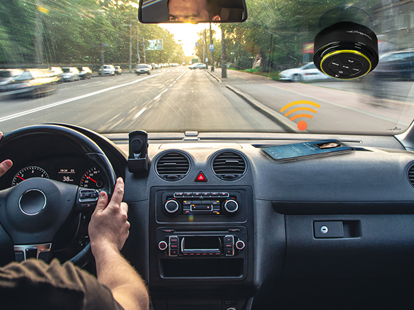 Suction cup speaker,bluetooth speaker for car