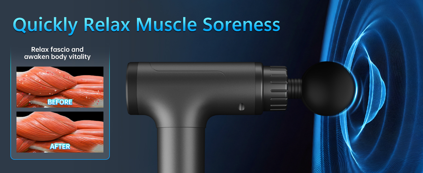 deep tissue muscle massage gun