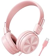 Cowyawn USB Type C Kids Headphones for School, 94dB Volume Limited, Kid Headphones with Usb C Cor...
