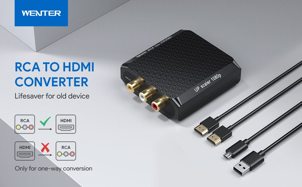 RCA to HDMI Converter