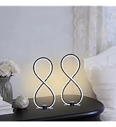 SendaLife Modern Nightstand Lamps,Touch 3CCT Stepless Dimmable Desk Lamp with USB Adapter,12.2 In...
