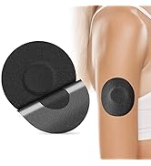 HONYOU 25Pack Libre 2/3 Sensor Covers Waterproof Libre Sensor Covers CGM Tape No-Glue Central Bla...