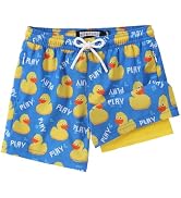 CoozySphere Boys Swim Trunks with Mesh Compression Liner Quick Dry Swim Shorts Casual Kids Bathin...