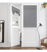 HOMEIDEAS French Blackout Door Window Curtains, Privacy Front Door Curtains for Glass Door, Therm...