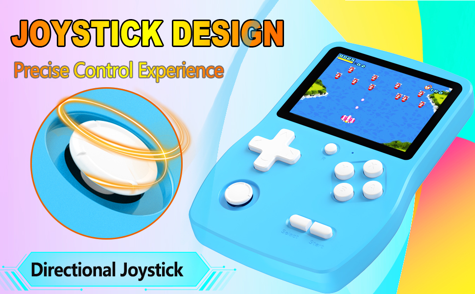 Portable Gaming System for Kids - Toys for Boys - Joystick Design