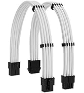 Formulamod Sleeve Extension Power Supply Cable Kit 18AWG EPS 8-P+PCI-8-P with Cable Combs for PSU...