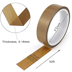Teflon PTFE Glass Cloth Tape