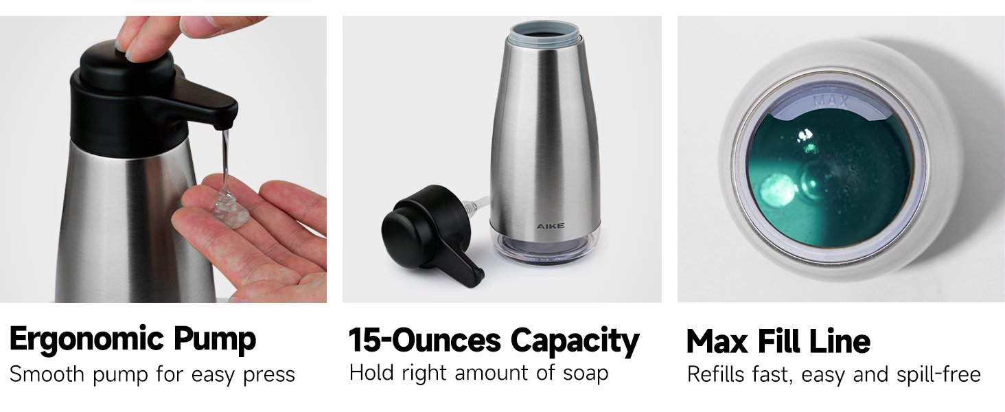AIKE AK1062 Dish Soap Dispenser