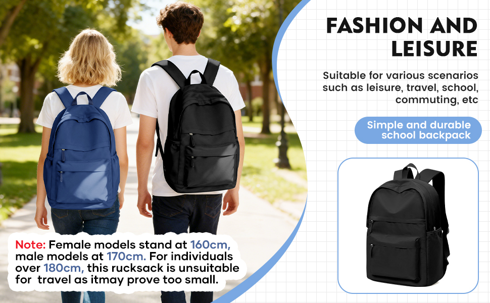 Suitable for various scenarios such as leisure, travel, school, commuting
