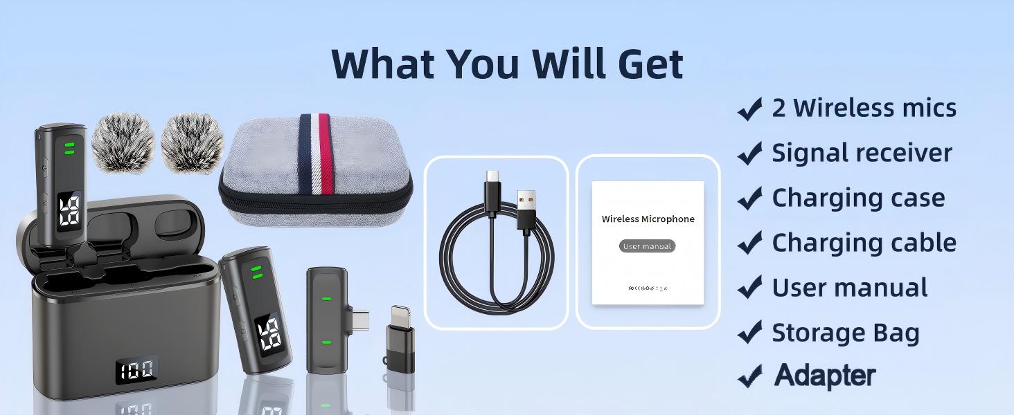 Lavalier microphone for iPhone