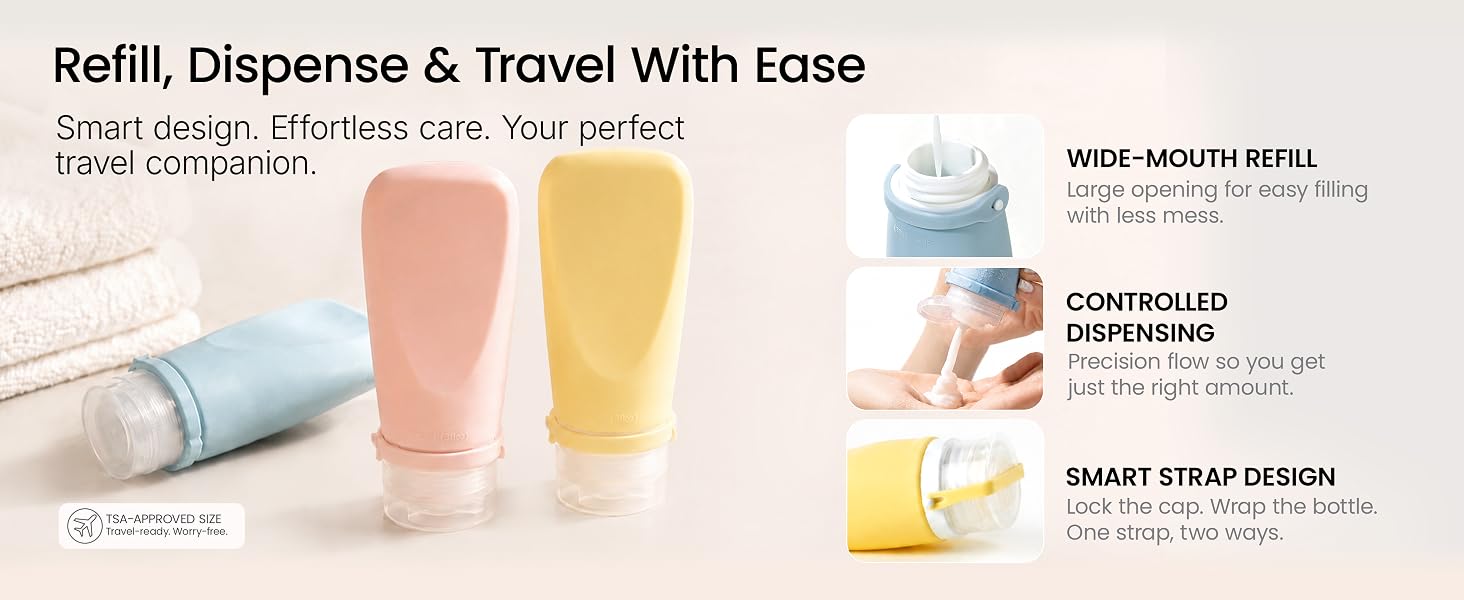 Refill, Dispense & Travel With Ease