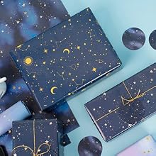 WRAPAHOLIC Galaxy Wrapping Paper Sheet