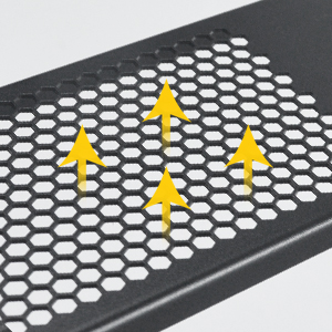 vented rack panel
