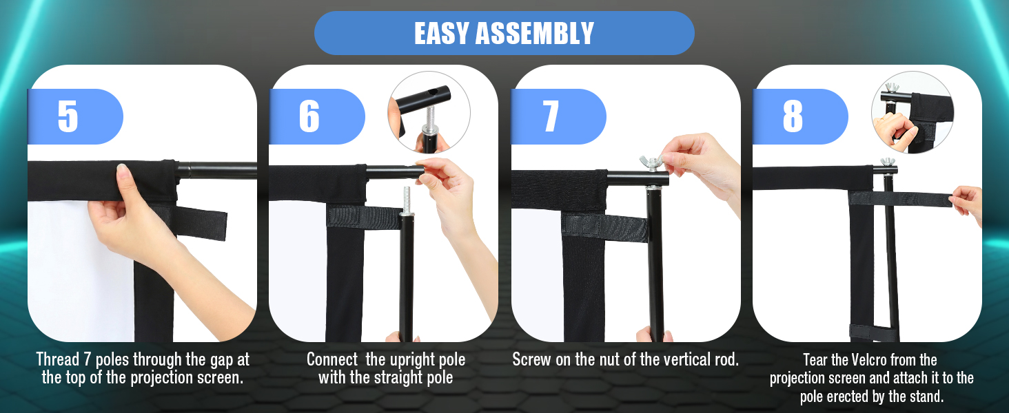 Projector Screen with Stand
