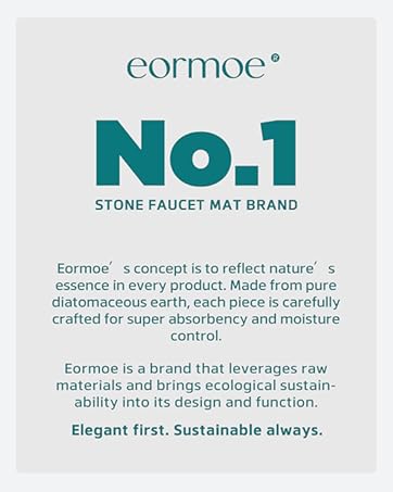 eormoe faucet mat for kitchen sink