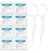 lanjue 800 Count Dental Floss Picks, Travel Dental Flossers with 8 Portable Case Toothpicks Stick...