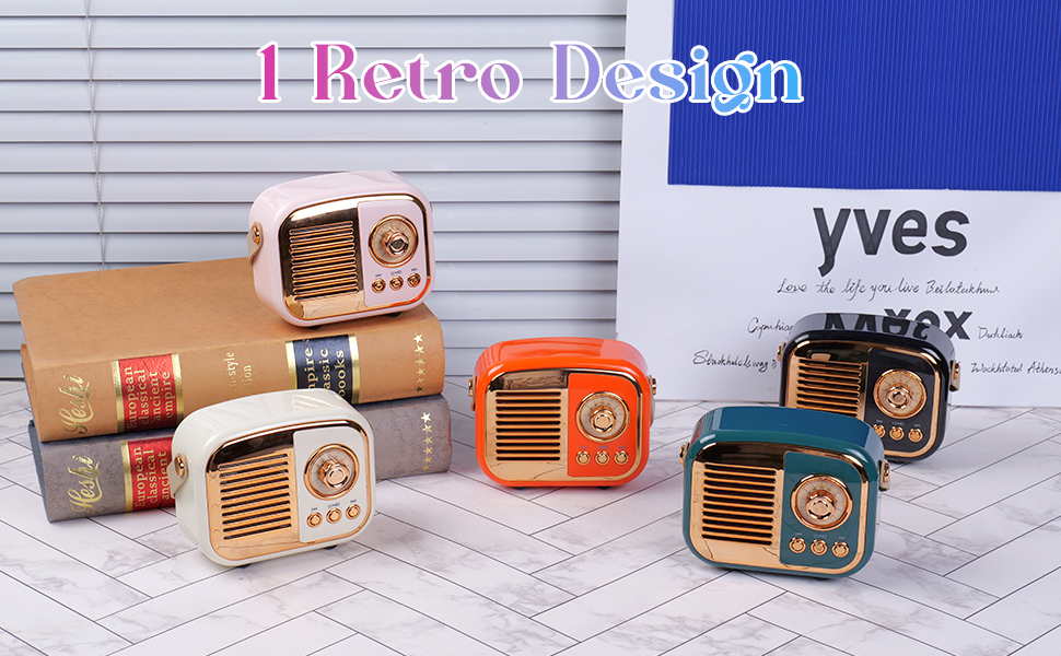 vintage radio bluetooth speaker