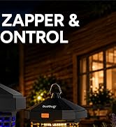 Buzbug 2-in-1 LED Bug Zapper Indoor Outdoor with Smart Control, Up to 50000H LED Bulbs, 3800V Hig...