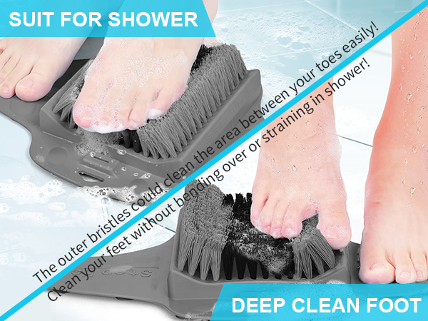 shower foot scrubber shower foot brush foot cleaner pumice stone for feet shower foot scrubber