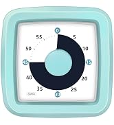 Noubnea 60 Minute Visual Timer, Kitchen Timer, Visual Timer for Kids with Silent Operation Gentle...