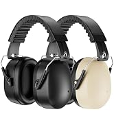 ProCase 2 Pack Ear Muffs for Noise Reduction SNR 32dB/NRR 26dB, Ear Hearing Protection for Adults...