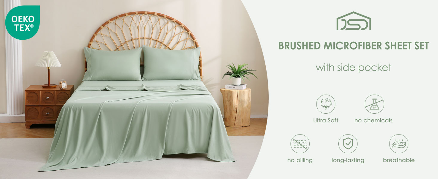 Sateen Cotton Sheet Set