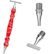 LEIYULY 3PCS Diamond Art Pen, with 1, 6 Beads Stainless Steel Nibs, Ergonomic Diamond Art Pen, 5D...