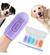 YUEYUEJIA Dog Toothbrush Finger Toothbrush Cat Toothbrush 6Pack Dog Tooth Brushing Kit Dog Finger...