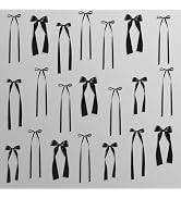 NatNarr 48PCS Black Bow Decor, Ribbon Bow Wall Decor Ribbon Bows Decorations for Birthday Party, ...