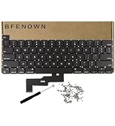 Bfenown Replacement US Layout Keyboard for MacBook Pro 13" M1 & M2 Model A2338, (20202022) OEM Qu...