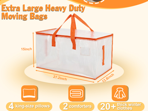 Extra Large Heavy Duty Moving Bags