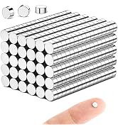 FINDMAG 300 Pieces Small Magnets Mini Magnets, Fridge Magnets, Office Magnets, Dry Erase Board Ma...